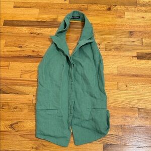 Zara Green Halter Neck Tank Top